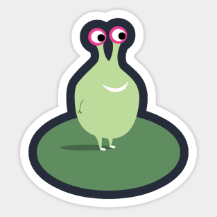 Harbo the friendly Martian Sticker